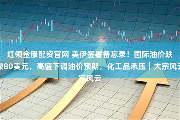 红领金服配资官网 美伊签署备忘录！国际油价跌破80美元，高盛下调油价预期，化工品承压｜大宗风云